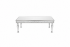 Silver Mirrored Table