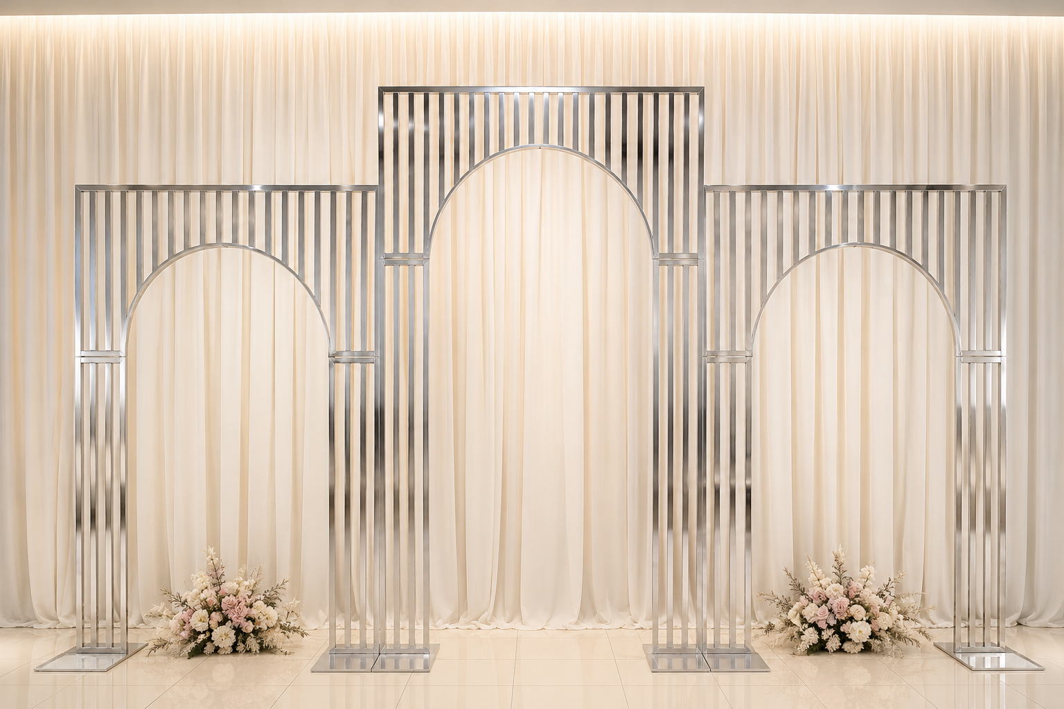 Silver Arches Backdrop