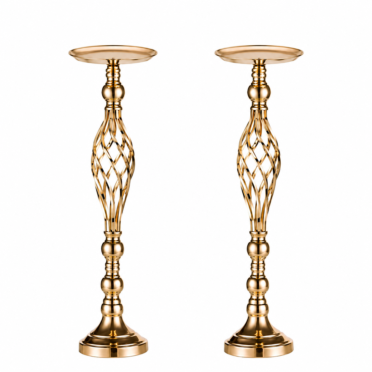Gold Center Piece Stand