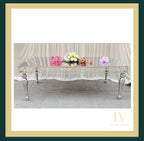 Silver Mirrored Table